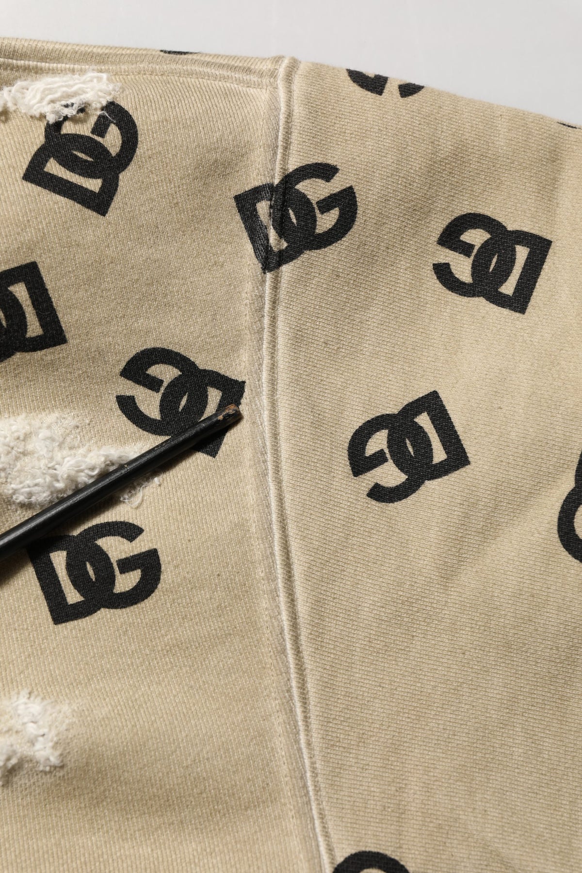 Dolce & Gabbana Brown Cotton Logo Hooded Sweatshirt Sweater