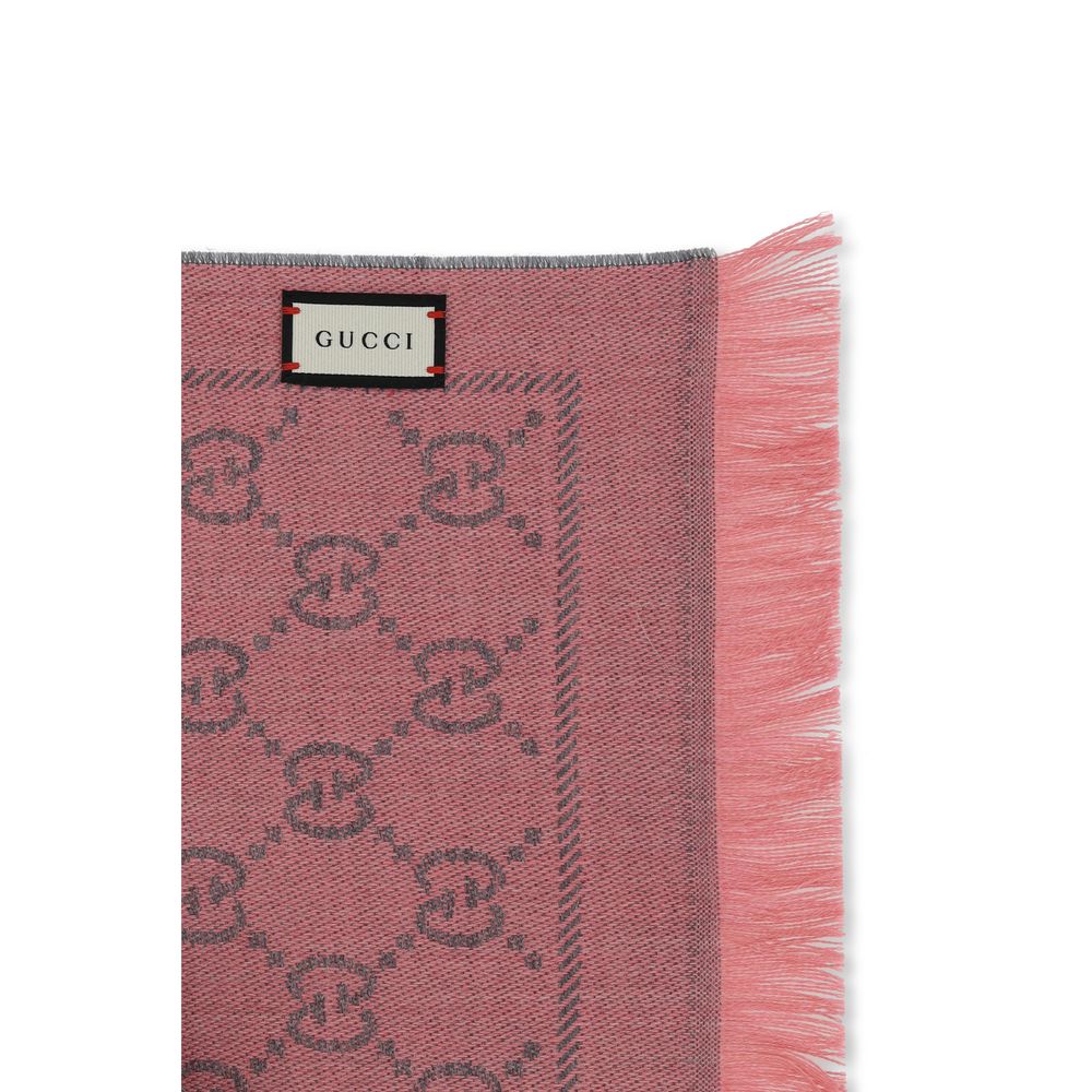 Gucci Multicolor Wool Oves Aries Scarf - Élégance et Confort