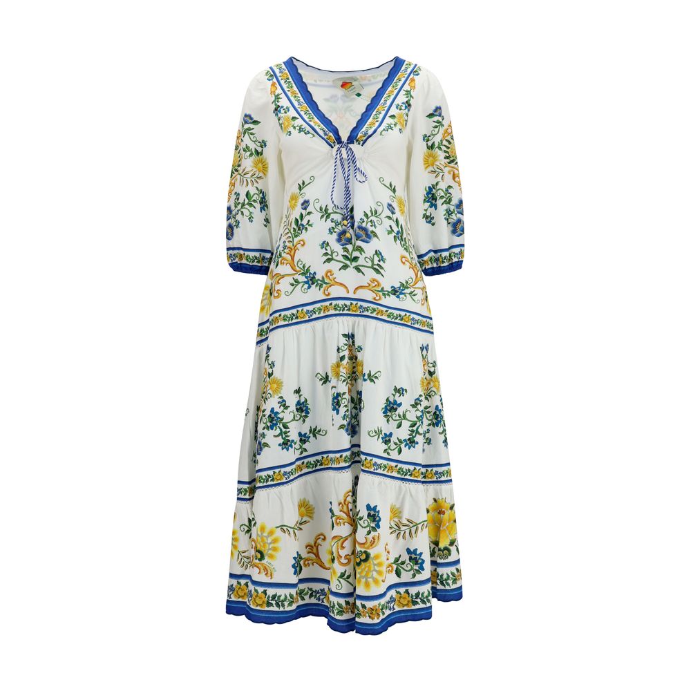 Robe décontractée en lin multicolore FARM RIO