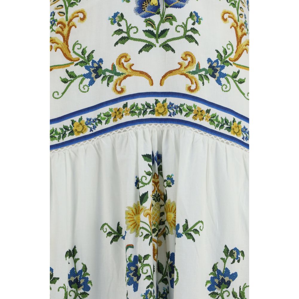 Robe décontractée en lin multicolore FARM RIO