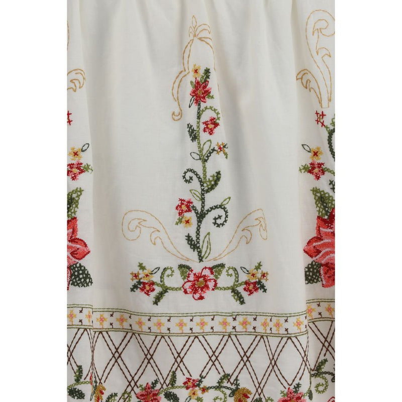 FARM RIO Multicolor Linen Sleeveles T-Shirt