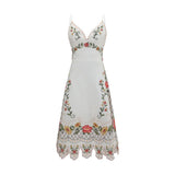 Robe décontractée en lin multicolore FARM RIO