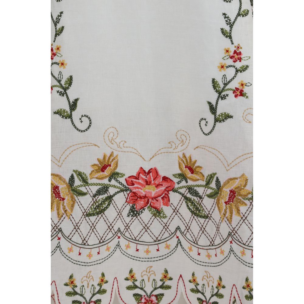 Robe décontractée en lin multicolore FARM RIO