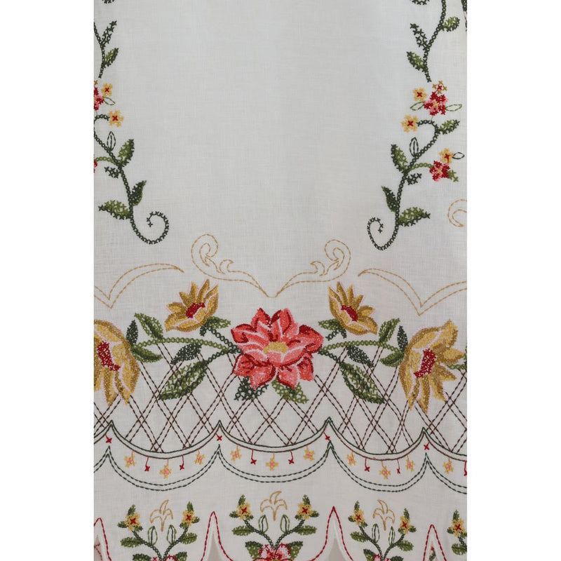 FARM RIO Multicolor Linen Casual Dress