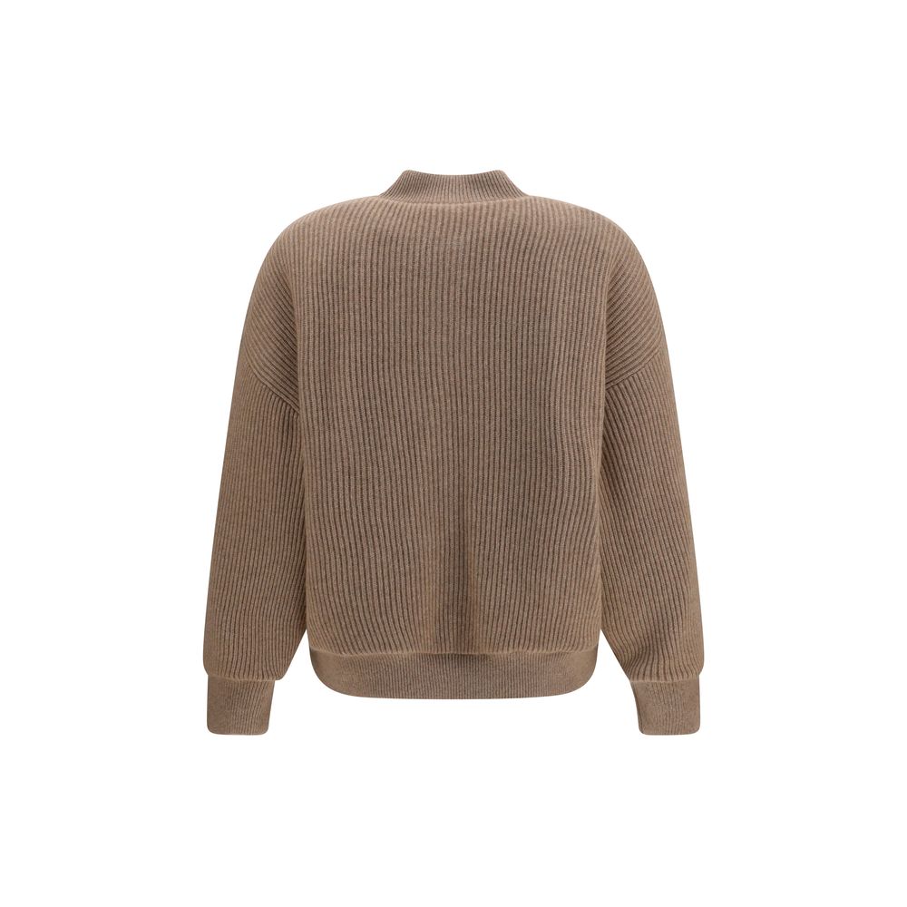 Brunello Cucinelli Beige Cashmere Bomber for Women