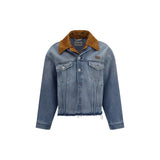 Blouson en jean Miu Miu en coton bleu