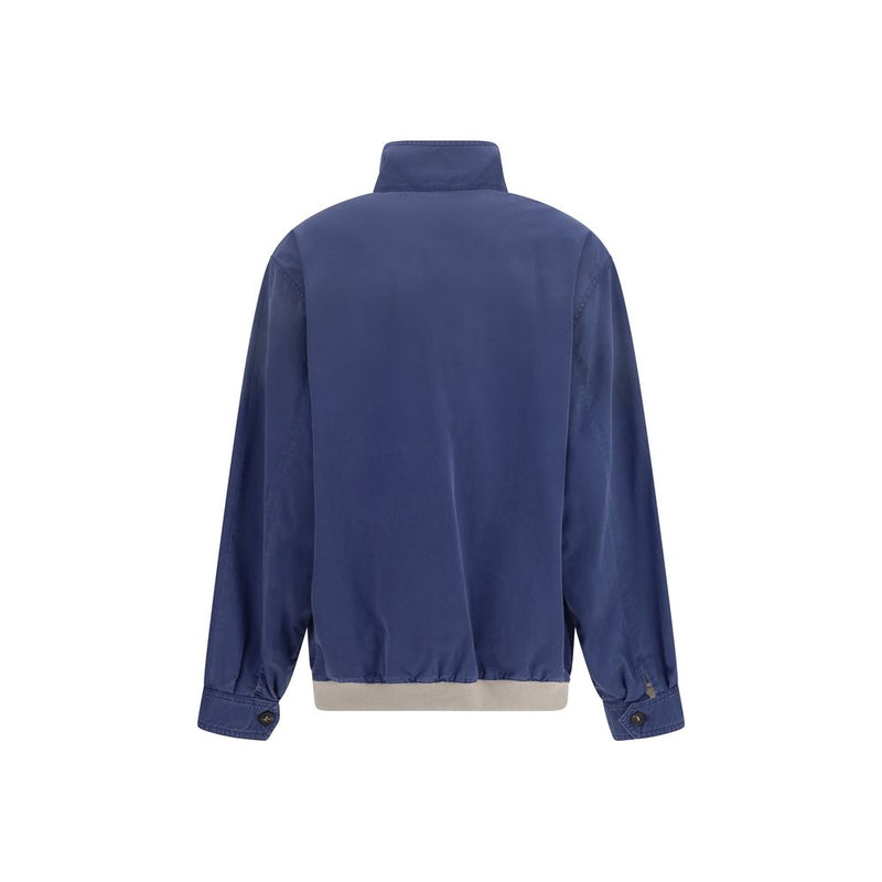 Miu Miu Blue Cotton Bomber