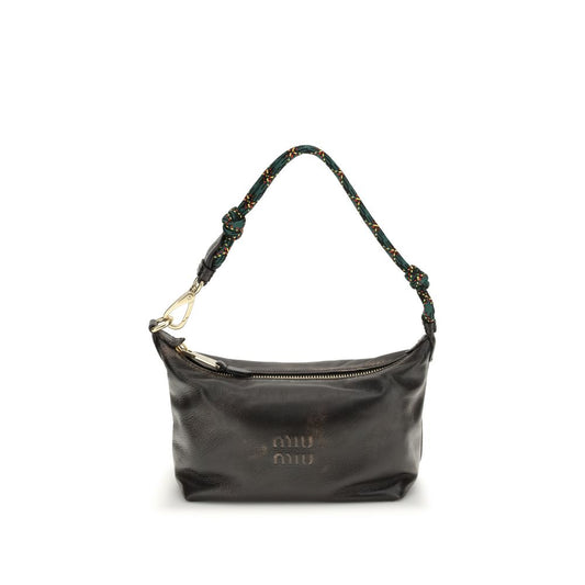 Sac à main Miu Miu en cuir de veau bicolore Bos Taurus