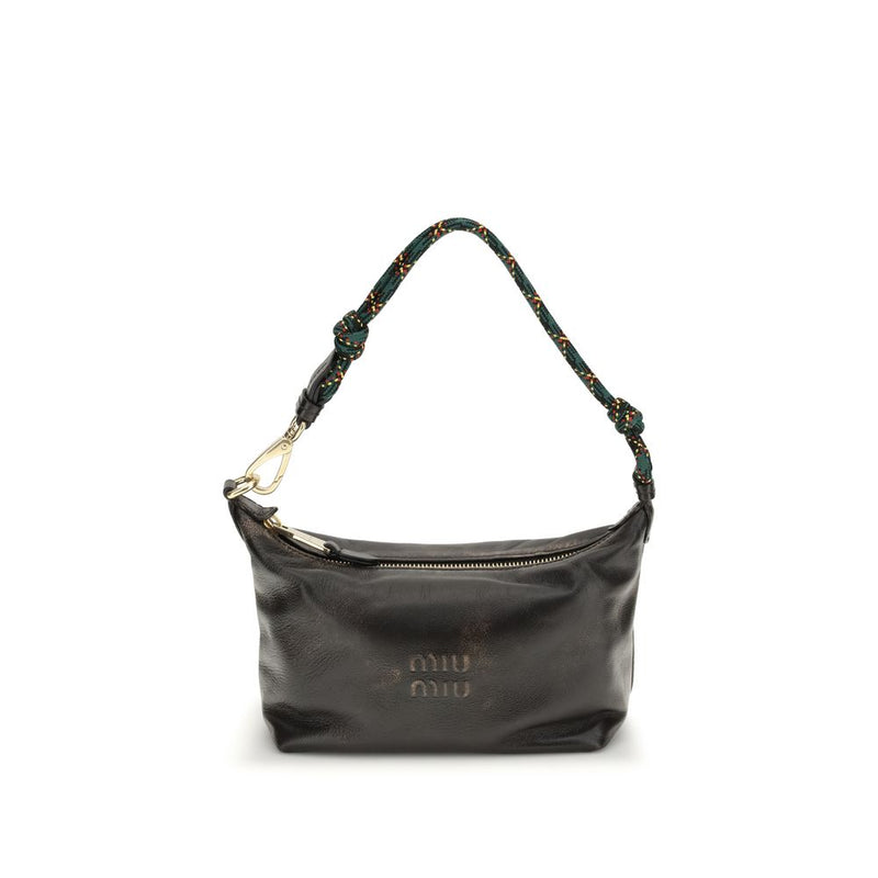 Sac à main Miu Miu en cuir de veau bicolore Bos Taurus