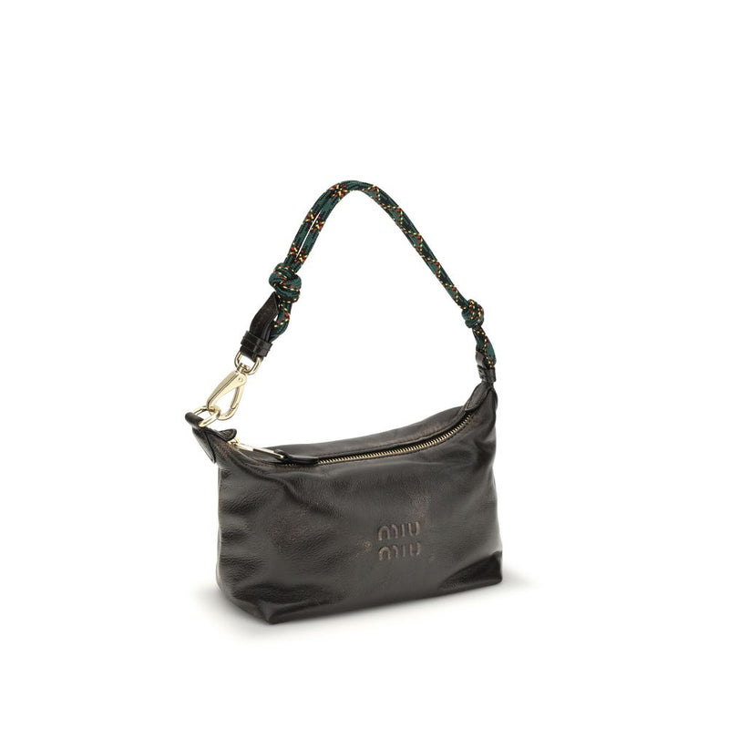 Sac à main Miu Miu en cuir de veau bicolore Bos Taurus