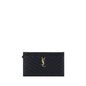 Saint Laurent Black Calf Leather Bos Taurus Clutch Bag