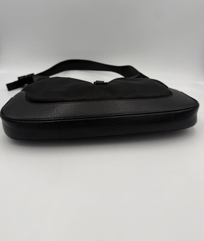 Gucci GUCCI JACKIE Leather and Canvas Handbag