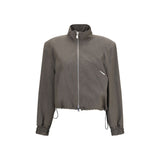 The Attico Brown Wool Oves Aries Bomber