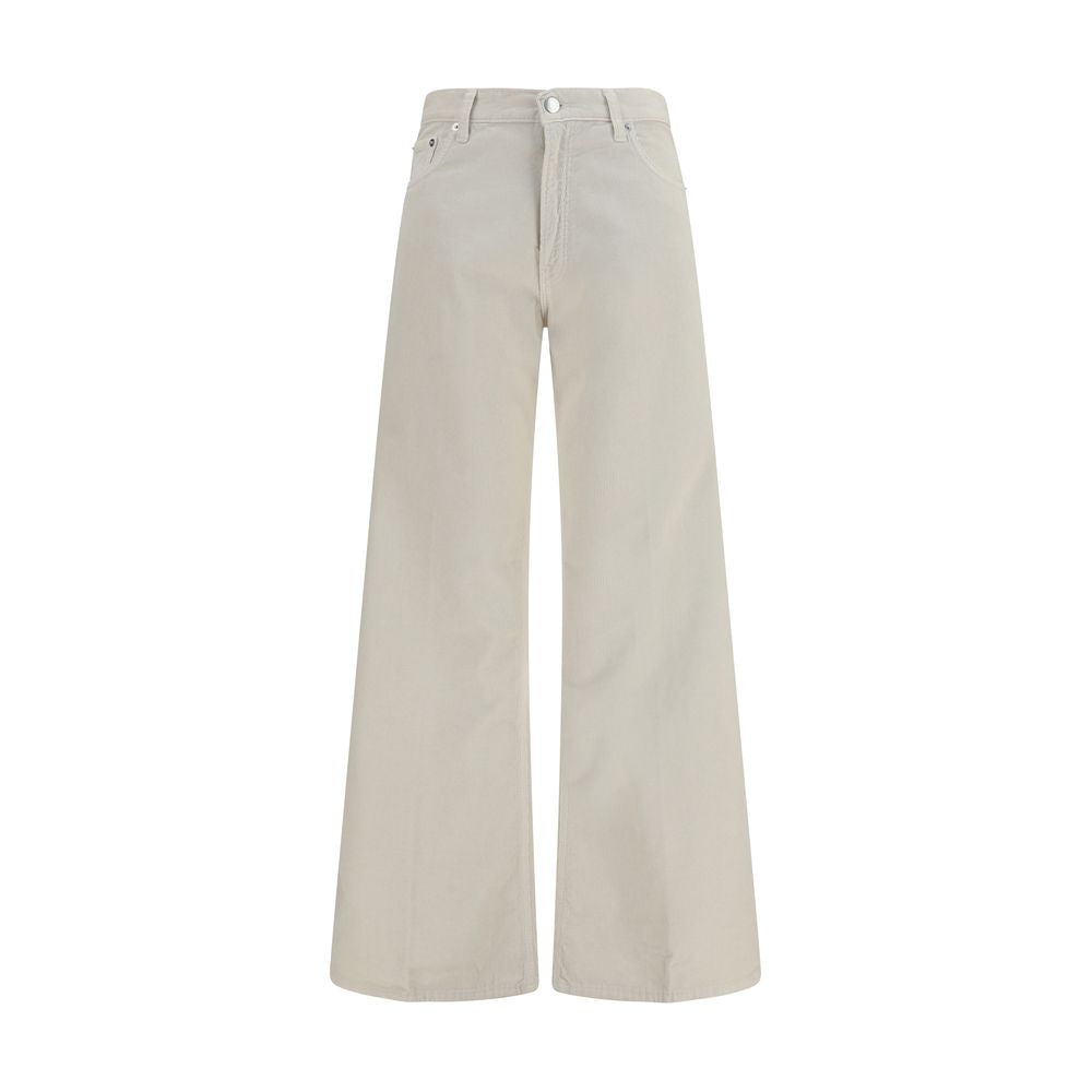 Jean décontracté en coton blanc Haikure