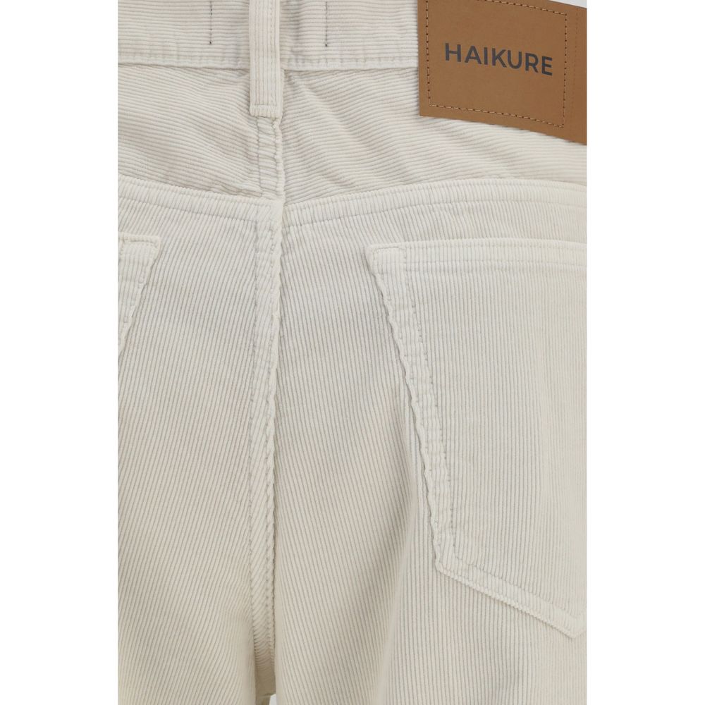 Jean décontracté en coton blanc Haikure