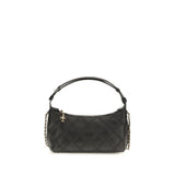 Tory Burch Black Lamb Ovis Aries Clutch Bag