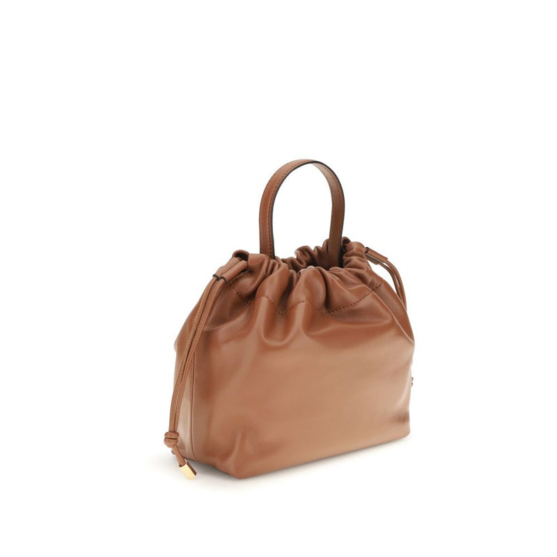 Chloé Brown Lamb Ovis Aries Shoulder Bag