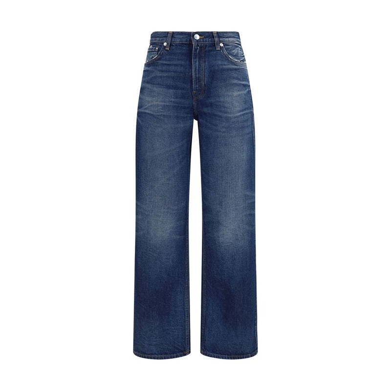 Haikure Blue Cotton Jeans - Korea Model for Women