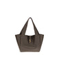 Saint Laurent Brown Calf Leather Bos Taurus Shoulder Bag