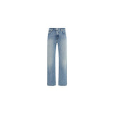 Jean droit en coton bleu Haikure