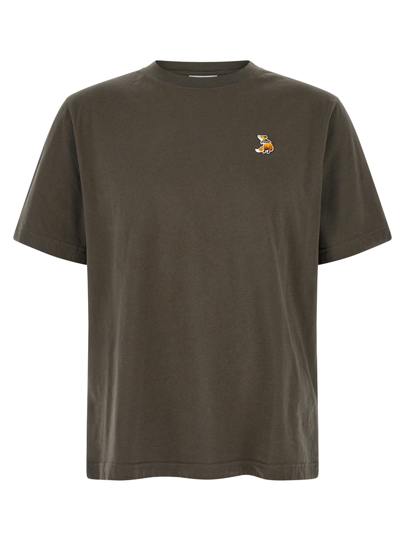 Maison Kitsuné Gray Organic Cotton T-Shirt