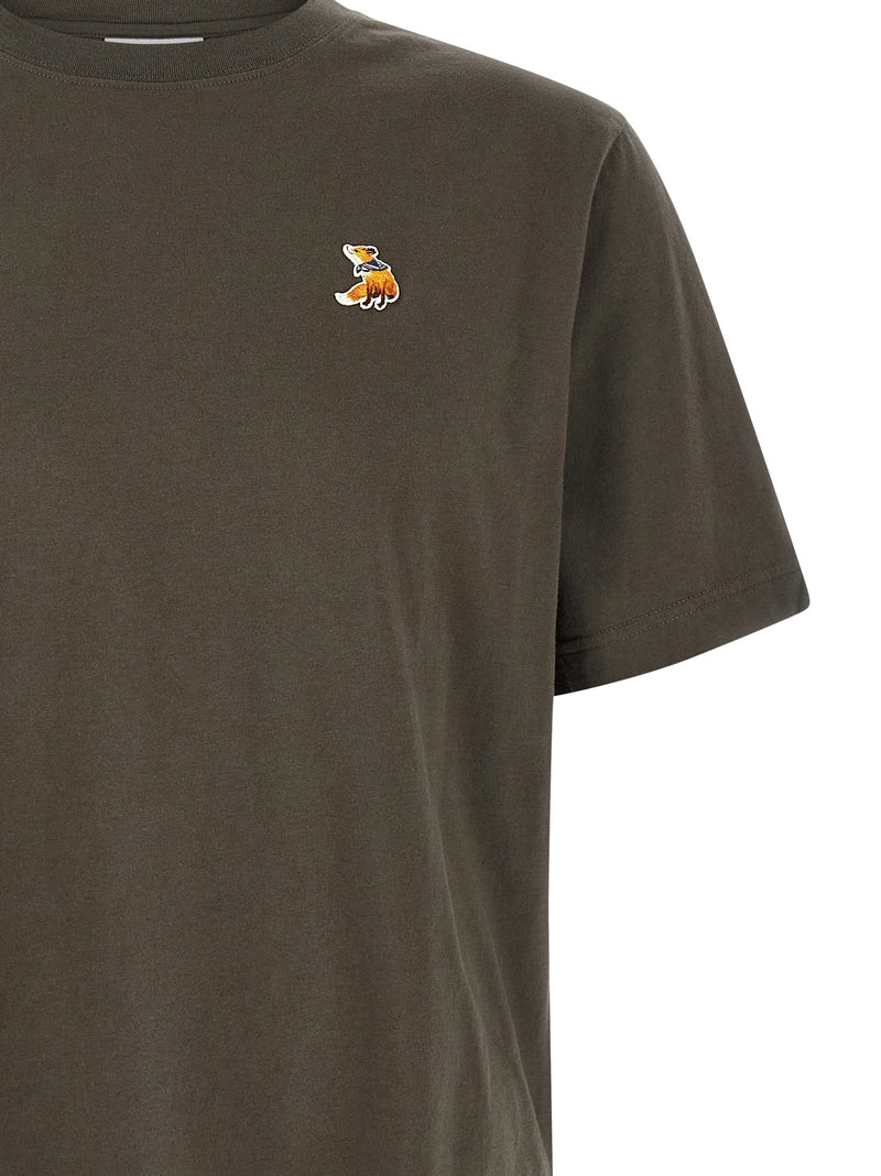 Maison Kitsuné Gray Organic Cotton T-Shirt