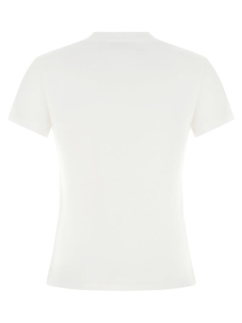 T-shirt en coton blanc cassé