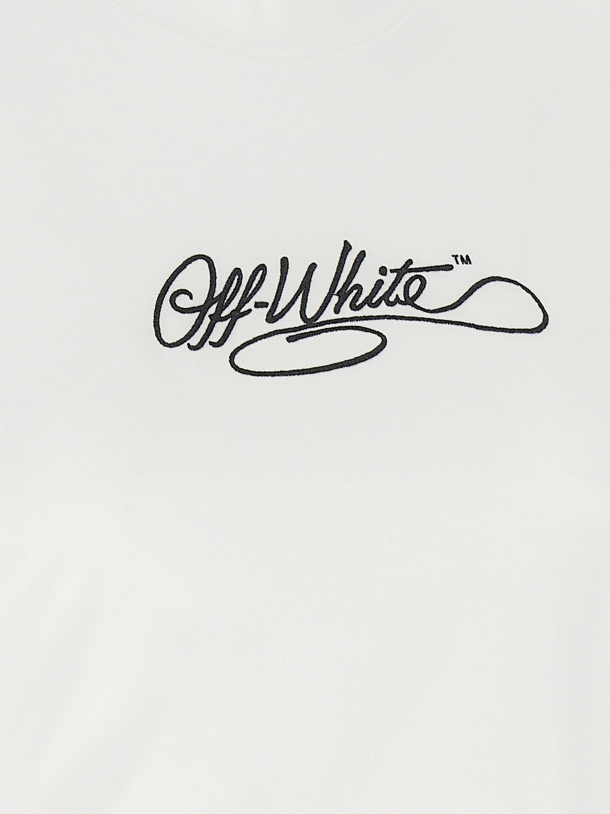 T-shirt en coton blanc cassé