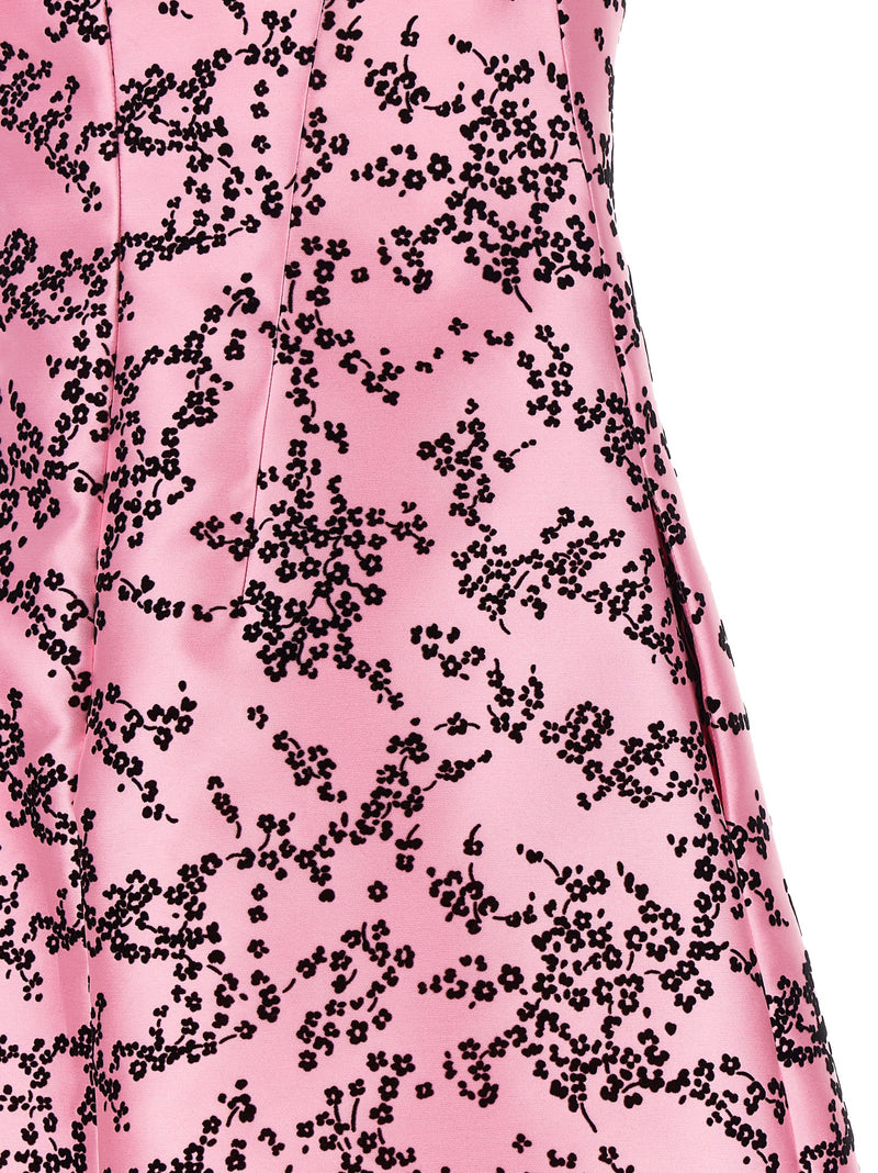 Alberta Ferretti Multicolor Polyester Midi Dress