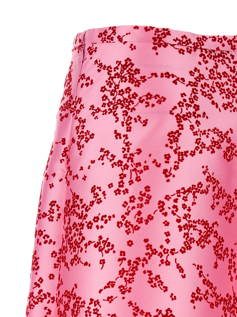 Alberta Ferretti Multicolor Polyester Mini Skirt