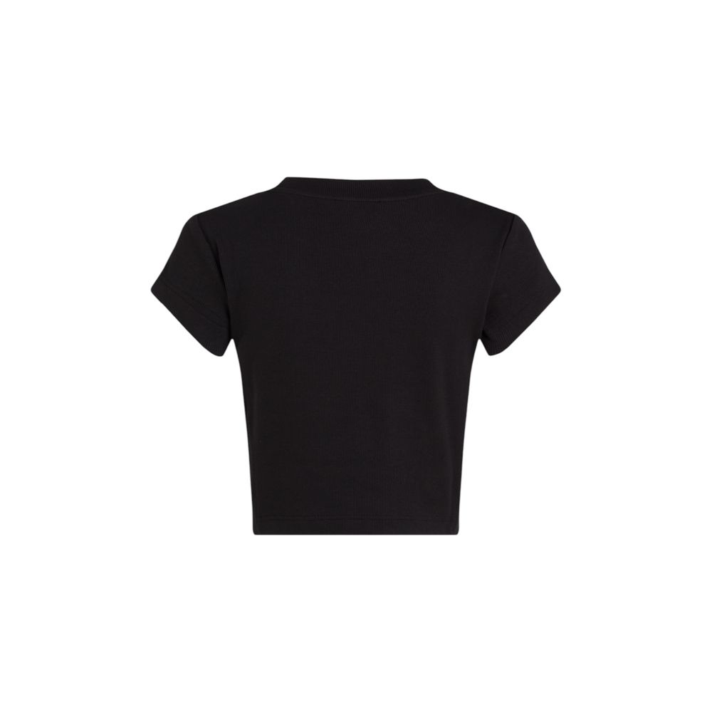 T-shirt en coton noir Calvin Klein Jeans