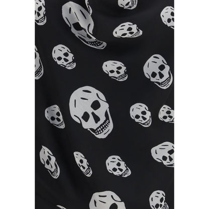 Alexander McQueen Black Silk Sleeveles T-Shirt