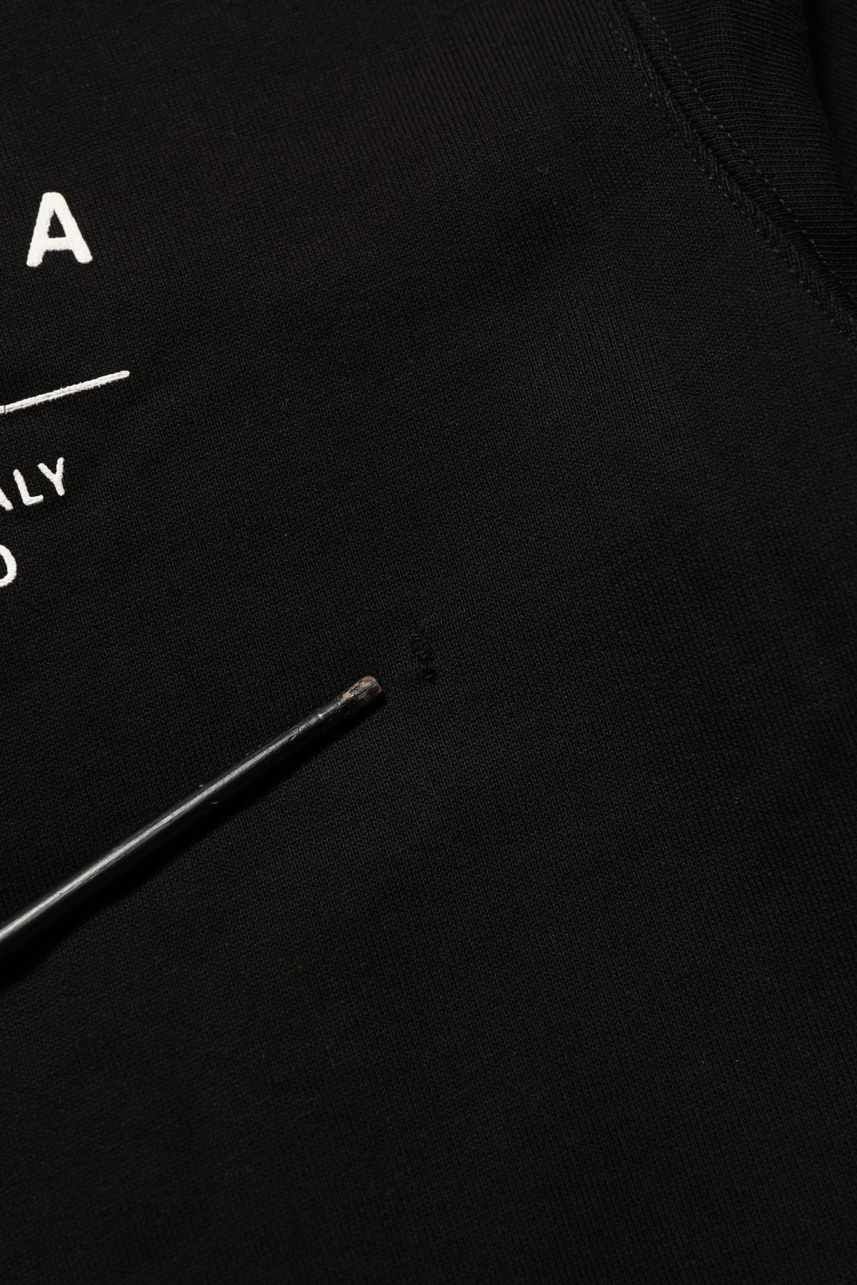 Dolce & Gabbana Black Cotton Logo Print Sweatshirt Sweater