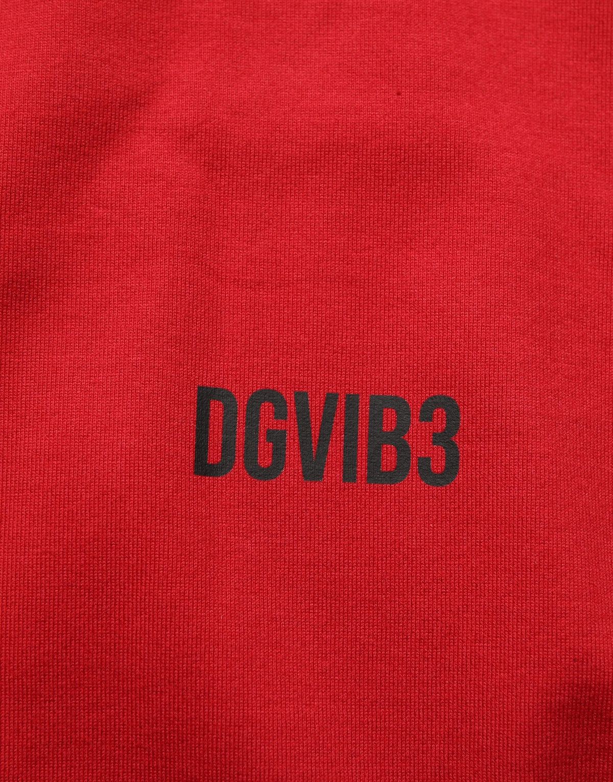 Dolce & Gabbana Red Cotton Graphic Print Crew Neck T-shirt