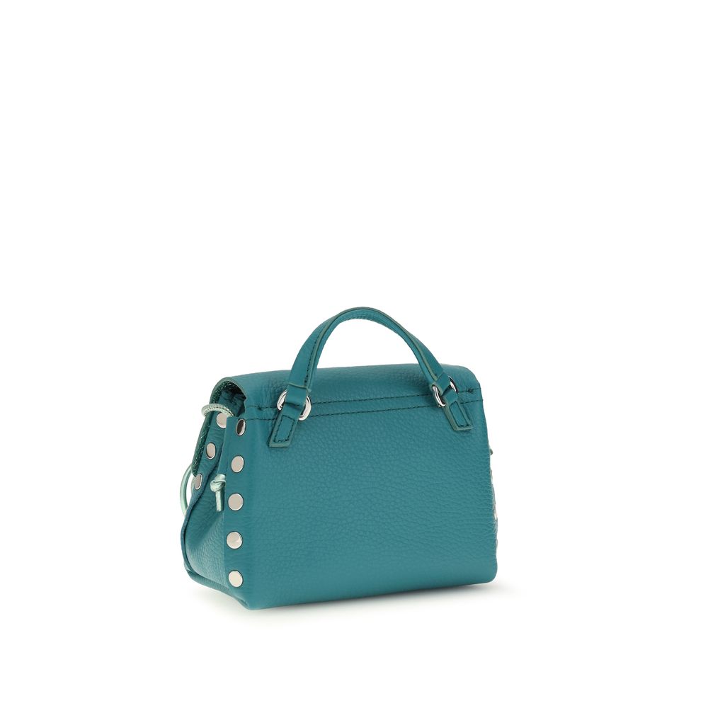 Sac Bandoulière Zanellato Bicolore en Cuir de Veau Bos Taurus