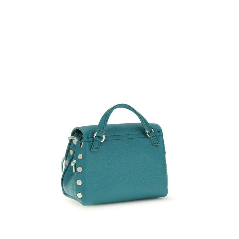 Sac Bandoulière Zanellato Bicolore en Cuir de Veau Bos Taurus