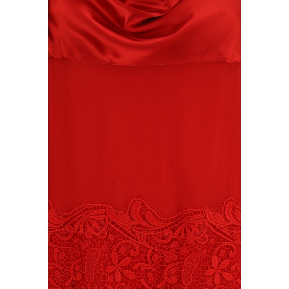 Ferragamo Multicolor Silk Cocktail Dress
