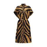 Ferragamo Multicolor Viscose Casual Dress - Elegance Redefined