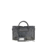 Balenciaga Gray Lamb Ovis Aries Handbag - Le City Medium