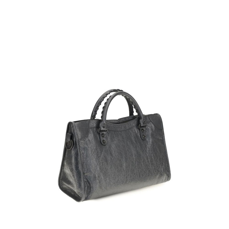 Balenciaga Gray Lamb Ovis Aries Handbag - Le City Medium