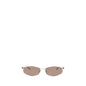 Balenciaga Silver Metal Sunglasses