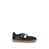 Ganni Ballerines noires en polyester