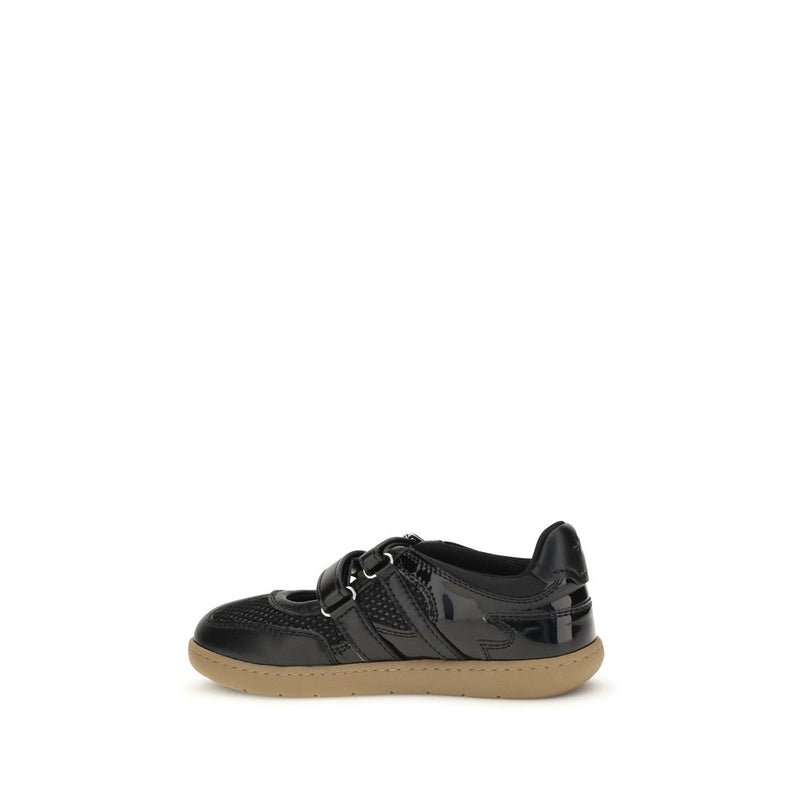 Ganni Ballerines noires en polyester
