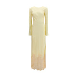 Robe de cocktail bicolore en viscose Self-Portrait