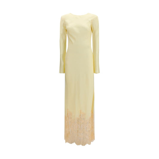 Robe de cocktail bicolore en viscose Self-Portrait
