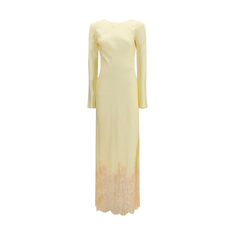 Robe de cocktail bicolore en viscose Self-Portrait
