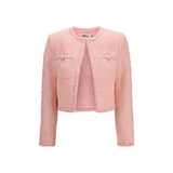 Self-Portrait Multicolor Bouclé Jacket for Women