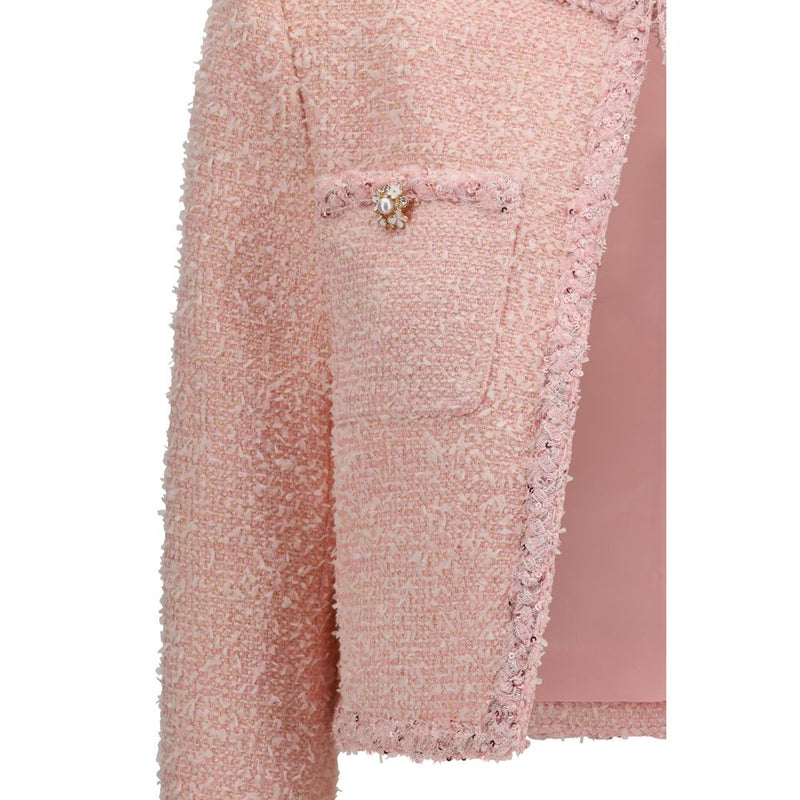 Self-Portrait Multicolor Bouclé Jacket for Women