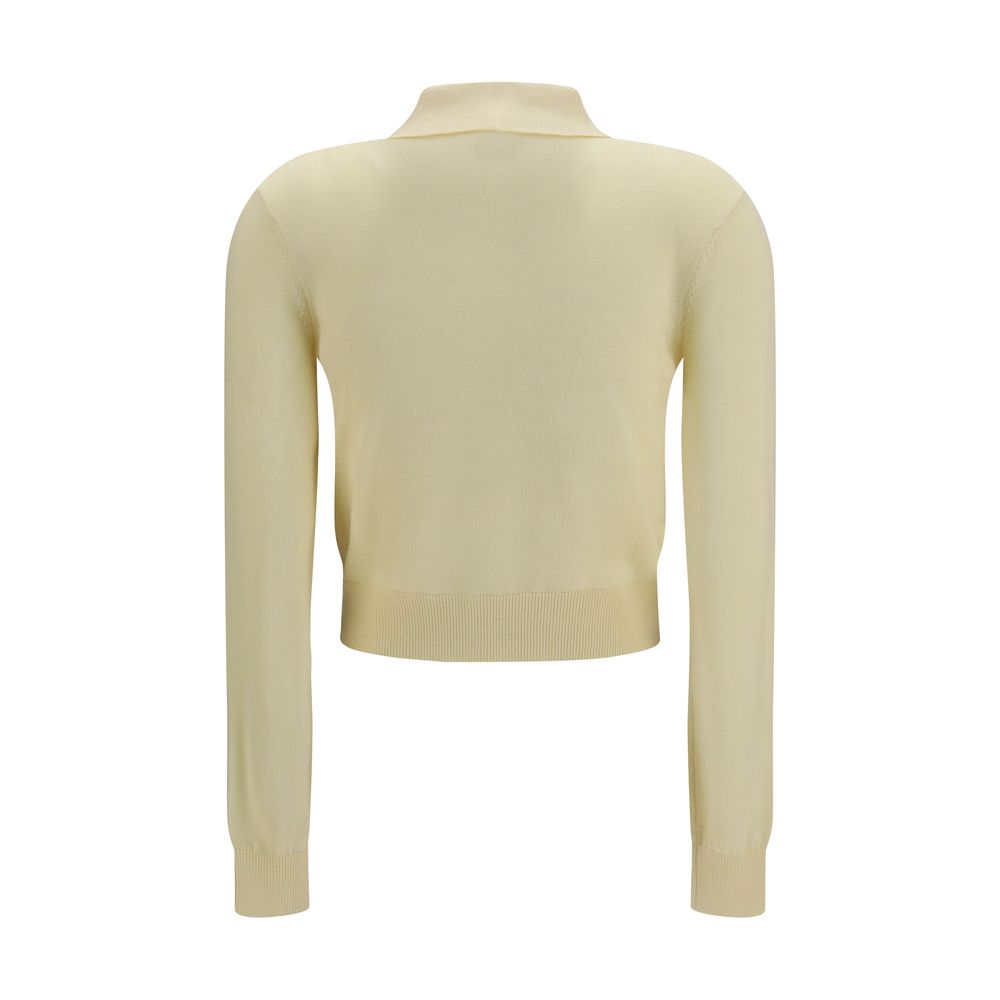 Gilet Self-Portrait Bicolor en laine Oves Aries