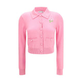 Cardigan Self-Portrait en laine multicolore Oves Aries